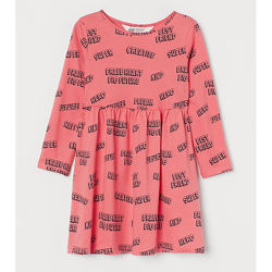 Дитяча трикотажна сукня плаття Написи H&M на дівчинку 13812