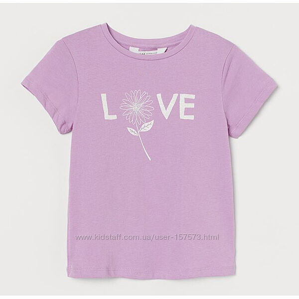 Дитяча футболка Love H&M 30112