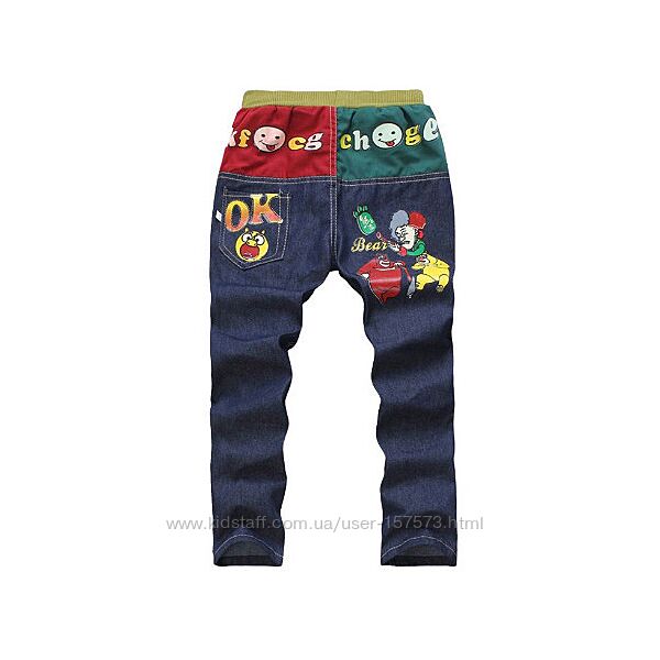 Летние джинсы для мальчика Охотники 52714