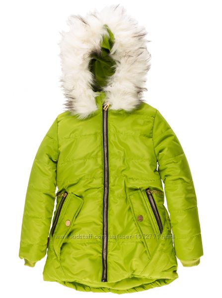 Куртка зимняя для девочки Одягайко 20172 - р. 116, 122, 128