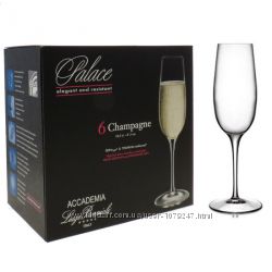 Набор бокалов для шампанского Luigi Bormioli Palace 235 мл 6 шт Италия