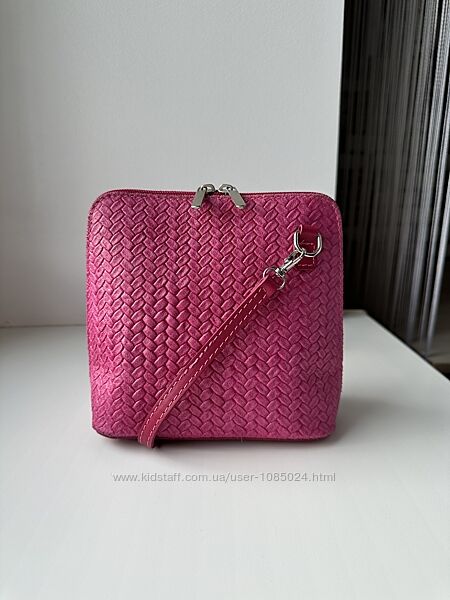 Шкіряна  італійська сумочка кросбоді Vera Pelle  