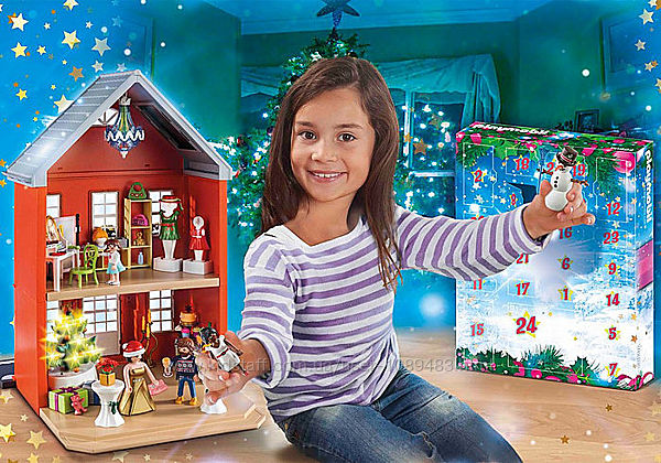 Playmobil 70383 Огромный адвент-календарь Рождество в таунхаусе 