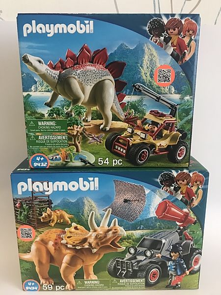 Playmobil  Динозавры 9432 и 9434 - вместе дешевле