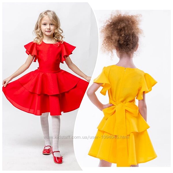 Красивое платье для маленьких модниц р- р 104-146