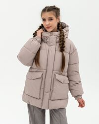 Зимний пуховик, куртка модная теплая для девочки Эрика тм Nestta р. 140-164