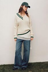 Джемпер з косами zara розмір s на м/l відмінно