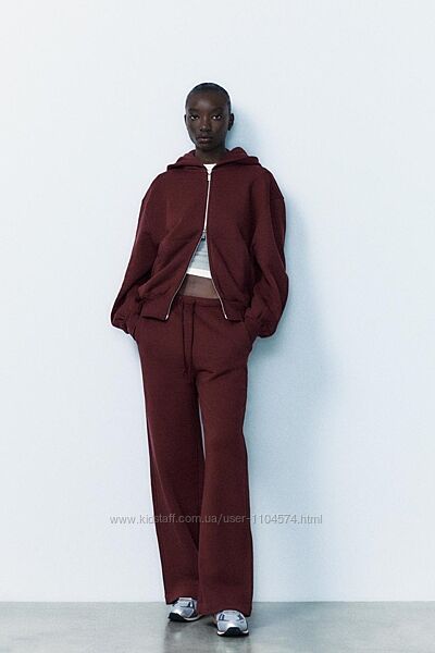 Бордовий теплий костюм zаra розмір S та M/L