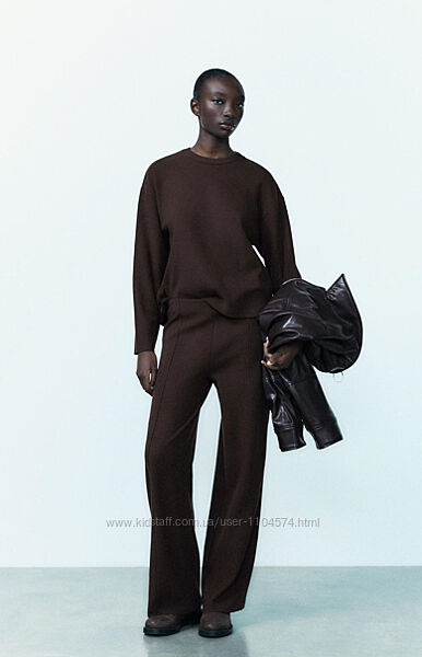 Шоколадний костюм zara розмір L