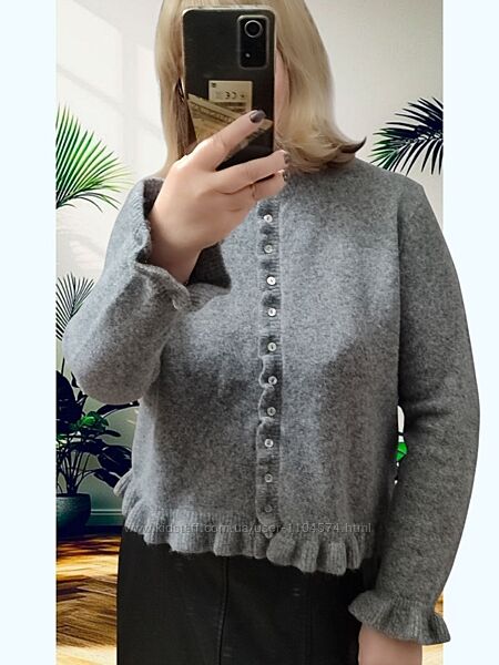 Кардиган з рюшами zara розмір ХL