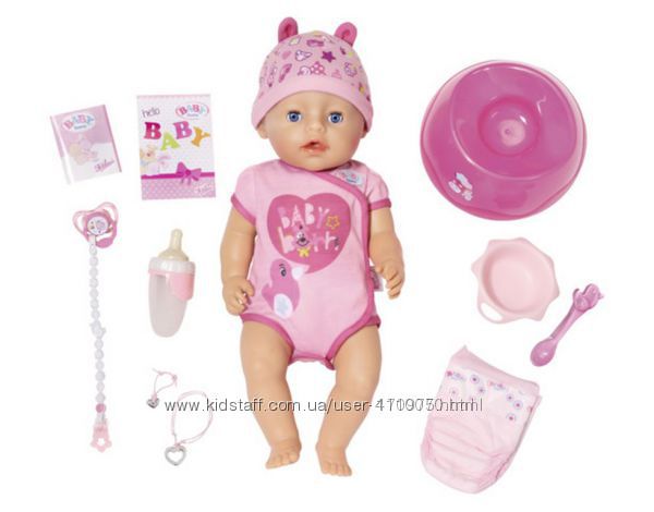 Baby Born Кукла Нежные обьятия Очаровательная малышка 824368