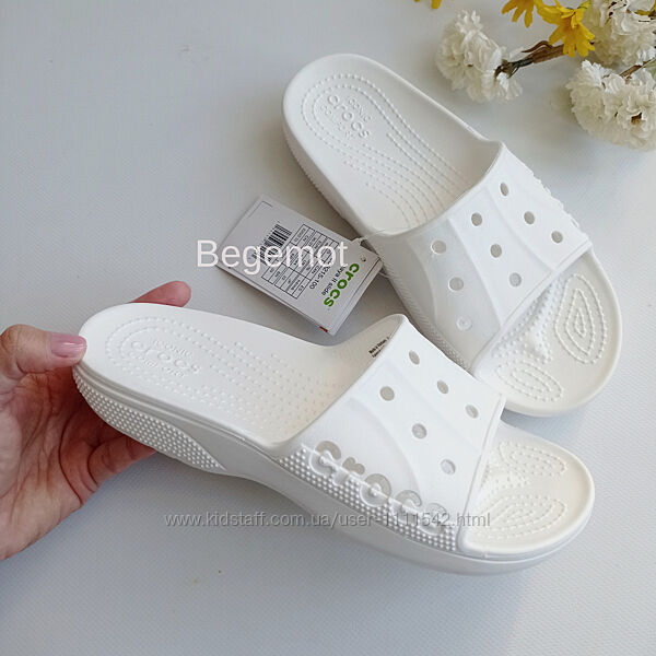 Слайды Crocs Slide женские шлепанцы Crocs женские Белый 6 7 8 9 10