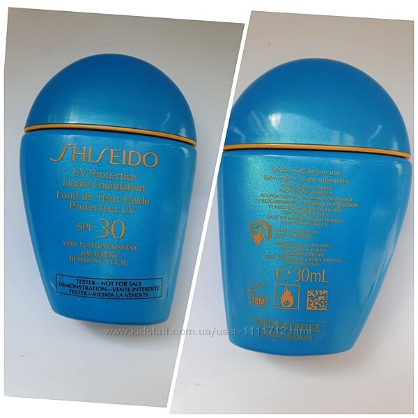 Shiseido UV Protective Liquid Foundation  Fond de Teint Fluide  SPF 30