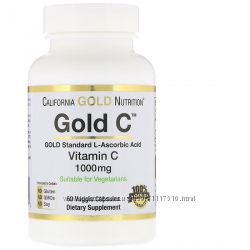 Iherb. CGN, витамин C, 1 000 мг, 60 капсул. Aйхерб.