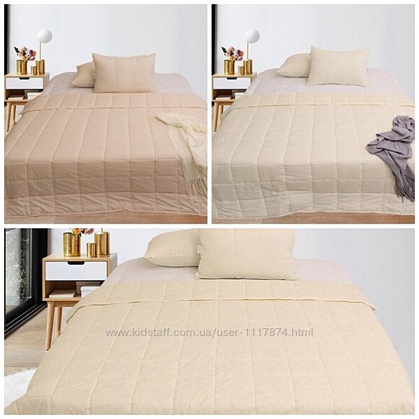 Одеяло отдельно или с подушками, 1,5-сп,2-сп, евро, pudra, stripe, uzor