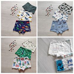 Набір трусиків від 2-10 років. 3 шт. на хлопчика великий вибір малюнків