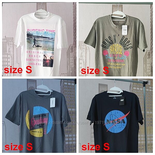 Чоловічі футболки з принтами Forum, O&acutestin, Lucky Brand, Fristads, gsв