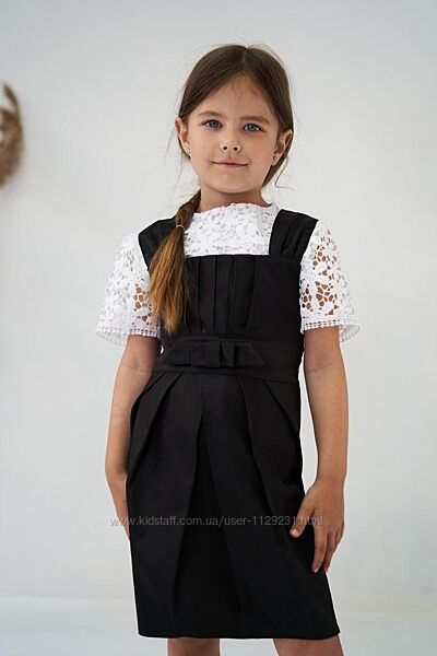 Сарафан школьный  стильный девочке