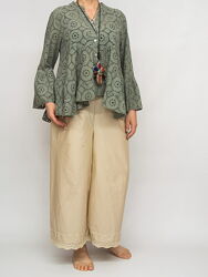 Штаны широкие с кружевом, в бохо стиле, J. Junaid Jamshed.