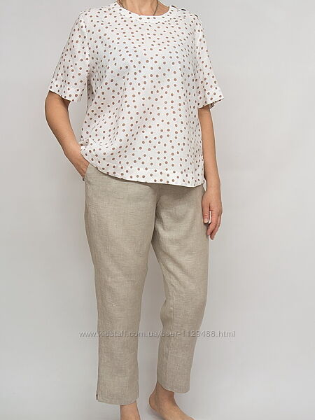 Брюки женские льняные, штаны Christian Berg, лен.