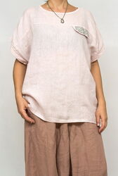 Блуза льняная в бохо стиле, New Collection, Италия.