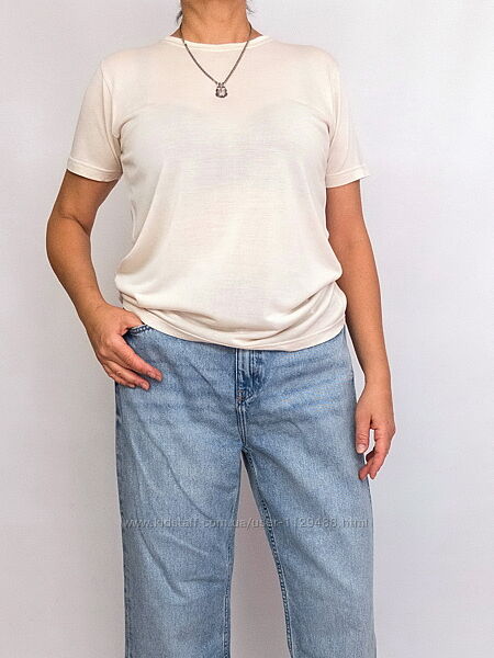 Футболка шелковая базовая Fair lane, натуральный шелк.