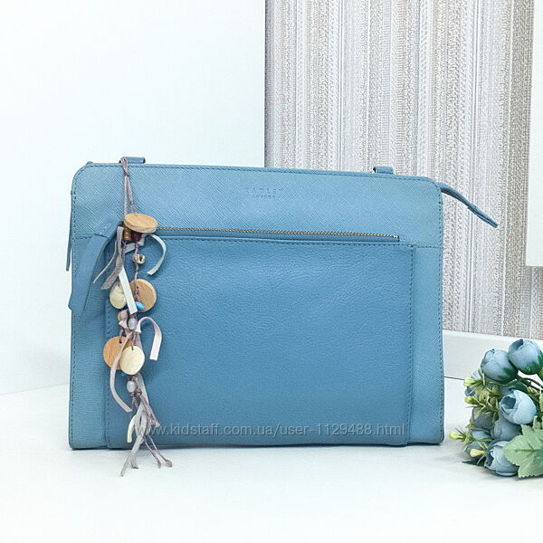 Сумка кожаная кроссбоди Radley, натуральная кожа.