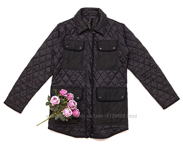 Куртка жилет стеганая демисезонная непромокаемая женская, Next.