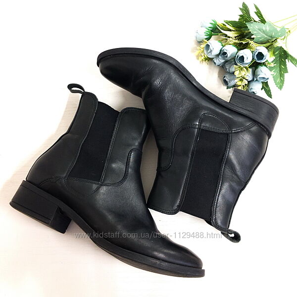 Ботинки кожаные челси Tamaris, натуральная кожа.