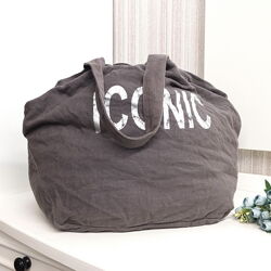 Сумка большая текстильная холщовая шоппер Next.