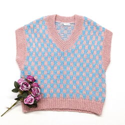 Жилет объемный оверсайз Zara, шерсть, альпака.