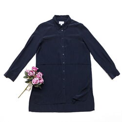 Рубашка шелковая, блуза Pure Collection, натуральный шелк.