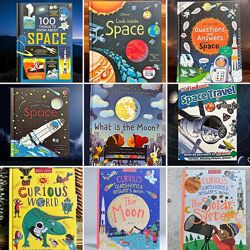 Книги про космос, планети, Usborne, DK, дитячі книги, книги англійською, кн