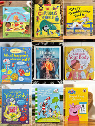 Дитячі Книги про Тіло енциклопедії англійською, книги англійською, англійсь