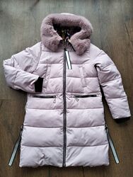Тёплая зимнее пальто на девочку