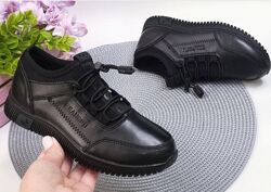 Кожаные школьные мокасины туфли 31-36 размеры в наличии