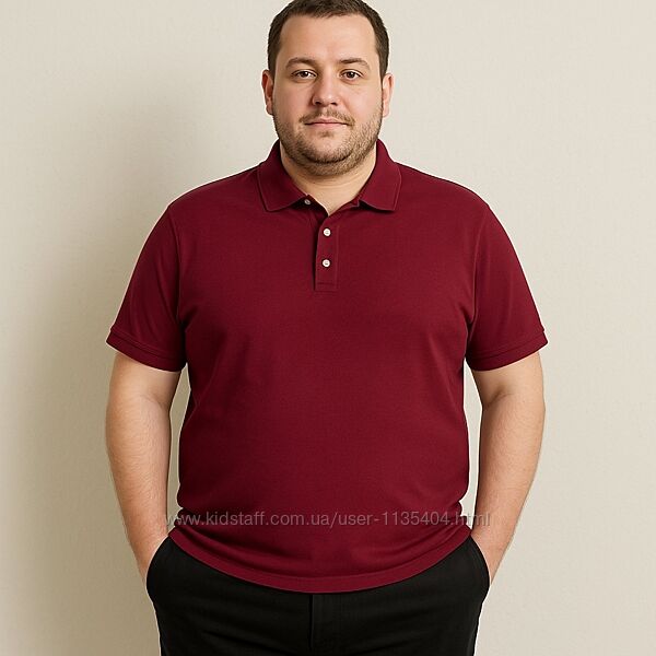 Теніска поло для чоловіків великого розміру 60,62,64  тканина лакоста