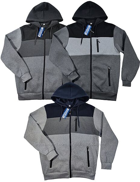 Толстовка зимова на флісі чоловіча M, L, XL, 2XL, 3XL