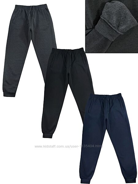 Штани спортивні хлопцям утеплені 158,164,170,176 кольора