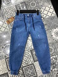 Стильні джинсові джогери на хлопчиків 11-15 років
