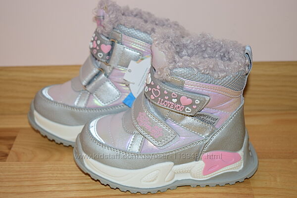 Термо черевики Tom. m 9532 C р.23-28 для дівчинки зимові терміки 