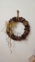 Зимовий Новорічний вінок 