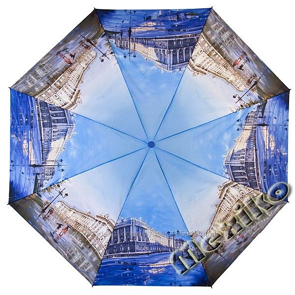 Расцветки зонтов ZEST полуавтомат-3 сложения серия Фото. Цена 1100
