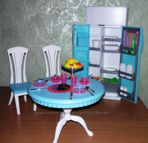 Кукольная мебель Глория Gloria 2812 современная столовая гостинная - холоди
