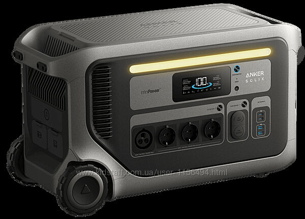 Зарядна станція ANKER SOLIX F3000 - 3072Wh/AC 3600W/100W 2xPD/2xUSB/2xCar