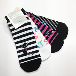 Набір 4 пари шкарпетки короткі бавовна жіночі низькі c&a р.35-42 німеччина