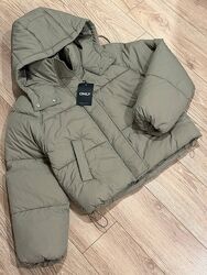 Жіноча куртка owersize від бренду Only, пухан, дутик. Розмір С, оверсайз