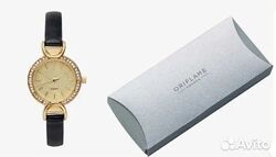 Годинник із золотистим циферблатом механізм Seiko