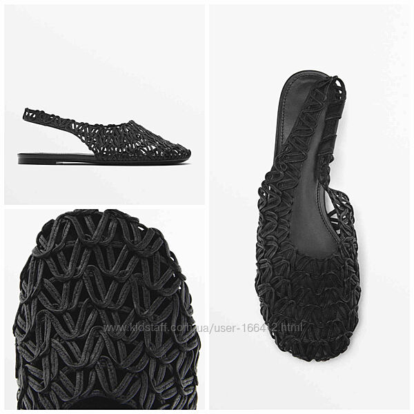 Шкіряні балетки Massimo Dutti 39 розмір