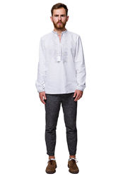 Вишиванка чоловіча Грім срібна